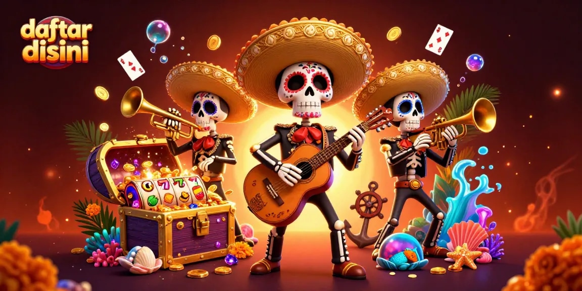 Menggali jackpot dengan daftar disini saat bermain slot dengan mariachi dan harta karun yang membahana.