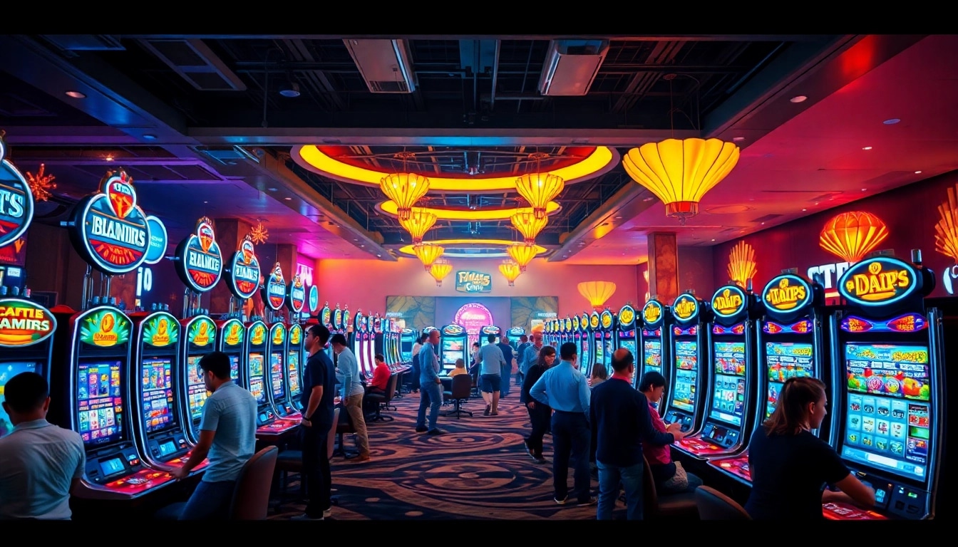 betflik สนุกสนานกับสล็อตแมชชีนในคาสิโนที่มีสีสันสดใสและบรรยากาศที่มีชีวิตชีวา