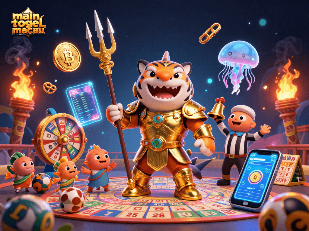 Permainan utama togel Macau dengan strategi yang menang, menampilkan keseruan di pemandangan bawah laut.