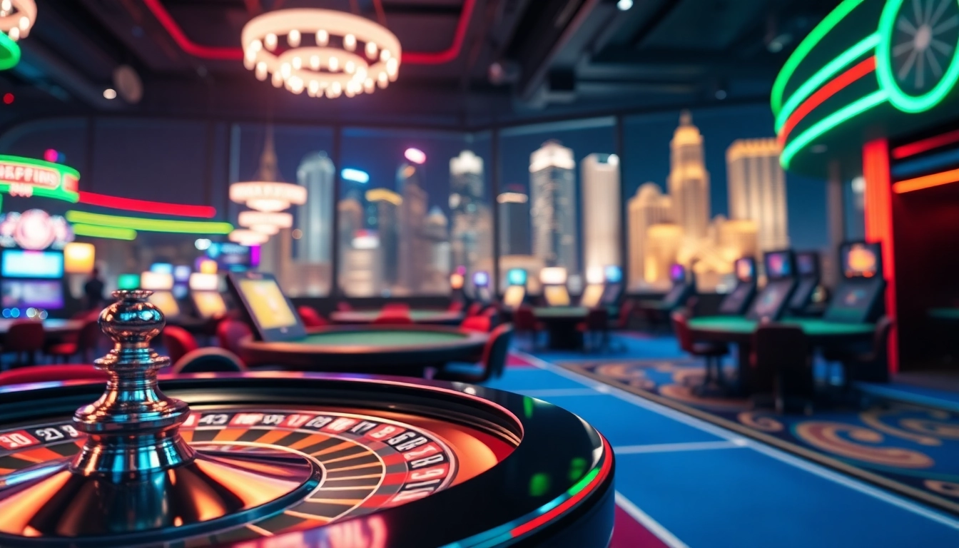 Spielen Sie casino spielen online mit einer aufregenden Darstellung von Roulette und Chips.