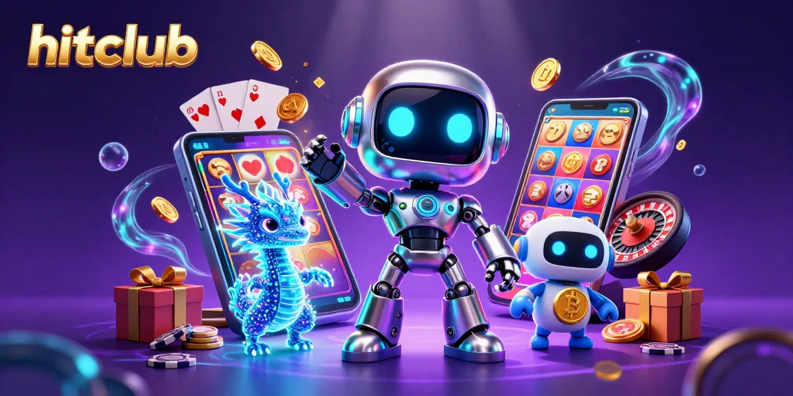 Engage with thrilling hitclub casino action featuring a vibrant cyberpunk scene and exciting gaming elements.