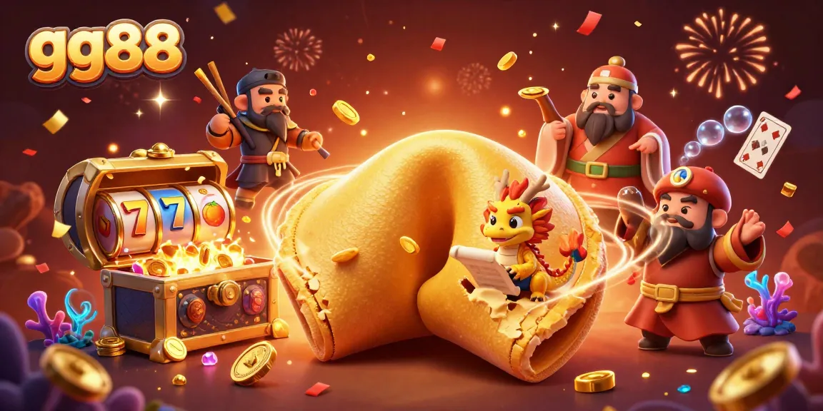 Join the fun at gg88 with a vibrant casino illustration showcasing winning moments!
