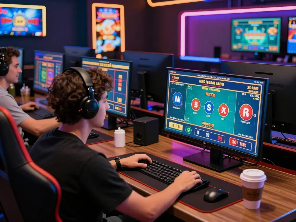 Play online casino games on multiple screens at https://www.dacsandatphanrang.com/ showcasing strategic gameplay and vibrant atmosphere.