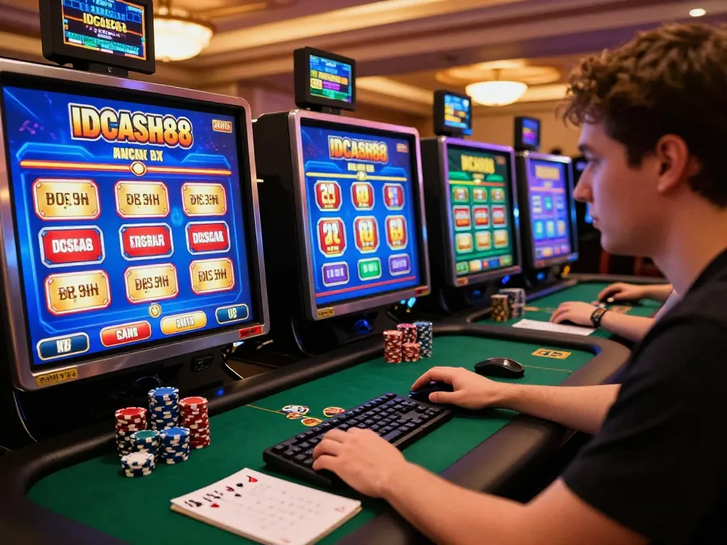 Experience engaging gameplay on IDCASH88 with focused player strategies in action.