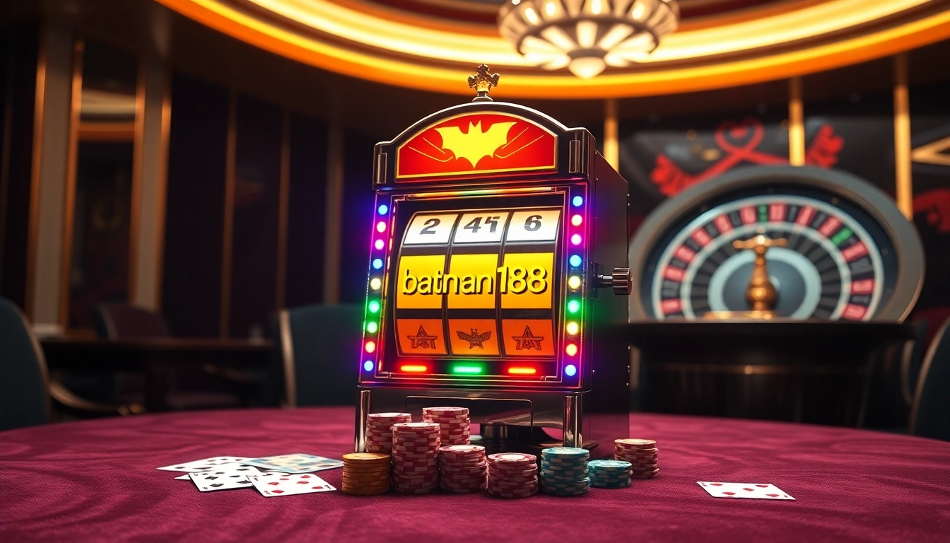 Play exciting games at batman138 with vibrant casino atmosphere and premium slot machines.