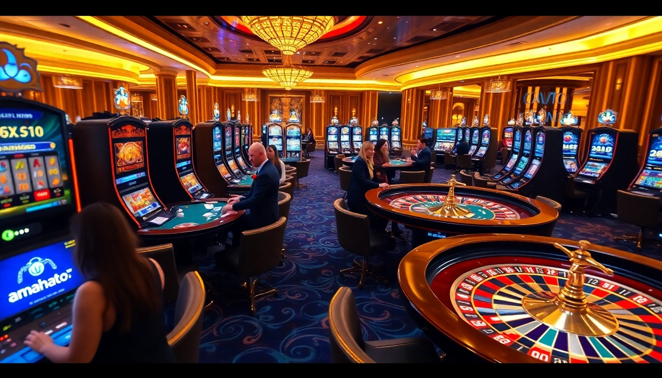 Experience excitement at amanahtoto with vibrant casino games and modern gaming interfaces.