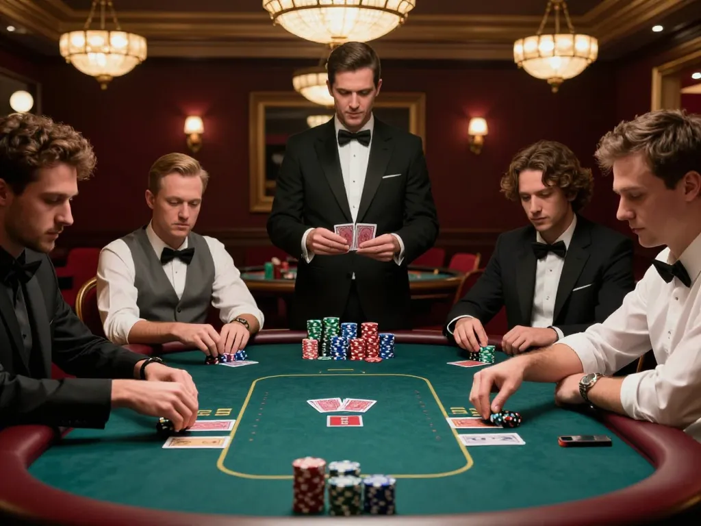 Experience thrilling poker strategy at Go8 with players focusing on their game