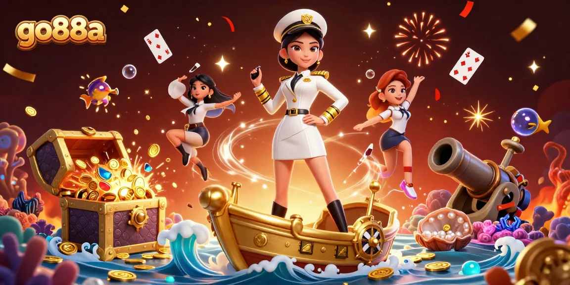 Engage in immersive gameplay at go88a with dazzling treasures and exciting casino elements.