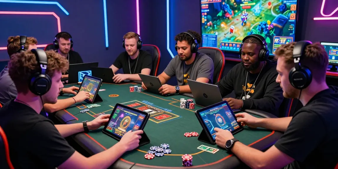 Engaged online players at a virtual gaming table showcasing excitement for https://gamebaidoithuong.is/ and online card games.
