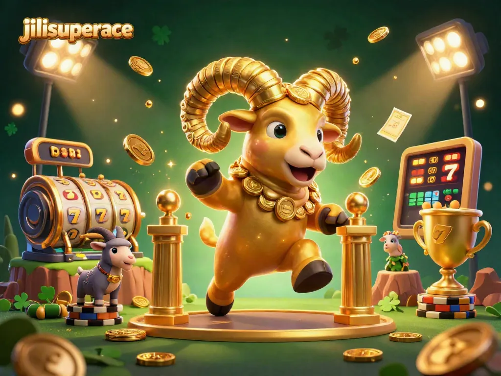 Engage in jilisuperace slot gaming with golden ram and dynamic casino elements.