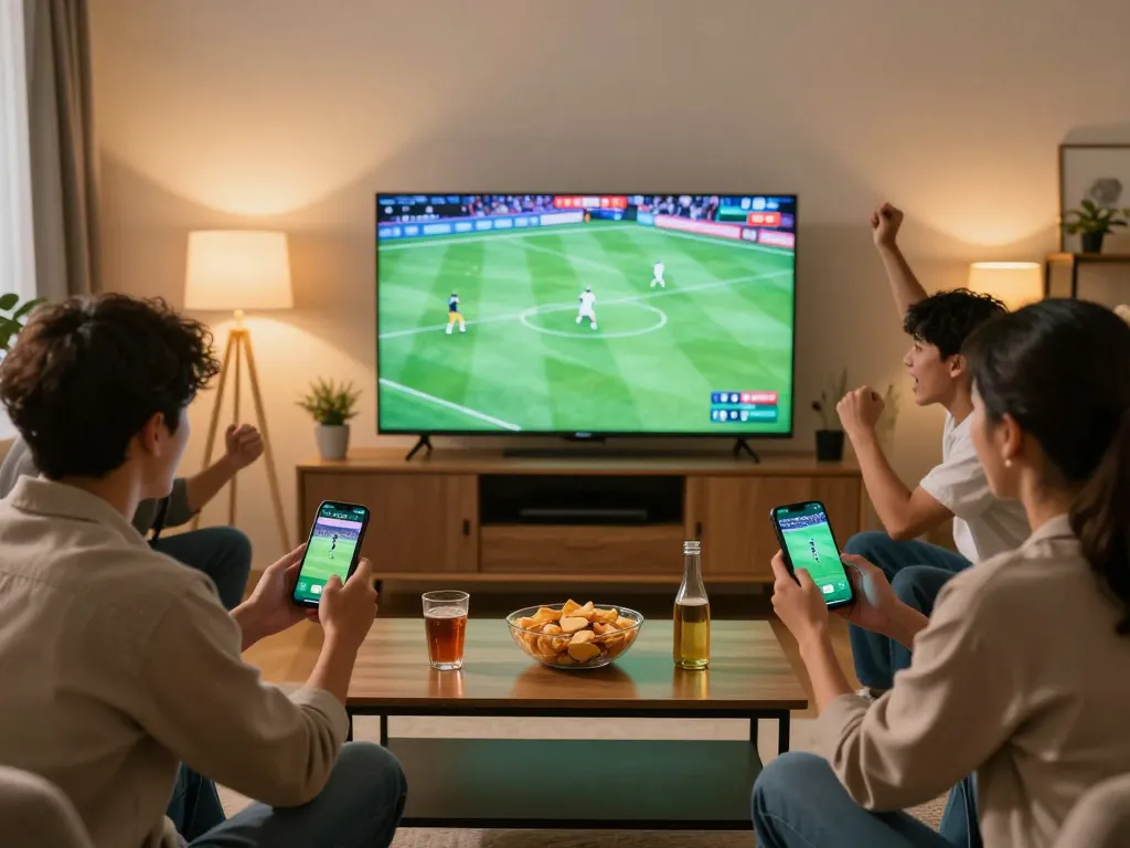 Cakhiatv enhances the sports betting experience with friends watching and using betting apps.