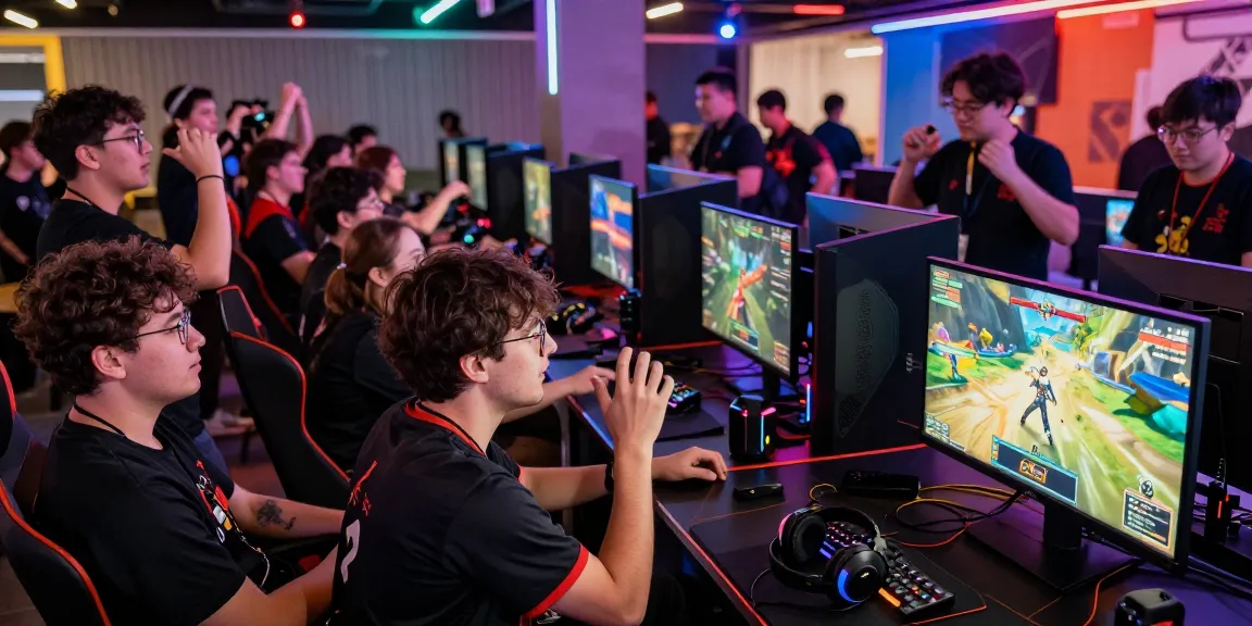 Engaging gamers enjoying the slot7000 platform in a lively event atmosphere.
