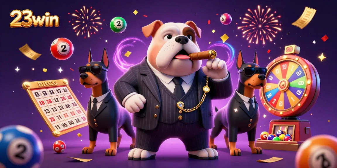 Experience the thrill of 23win with dynamic lottery balls and engaging casino elements.