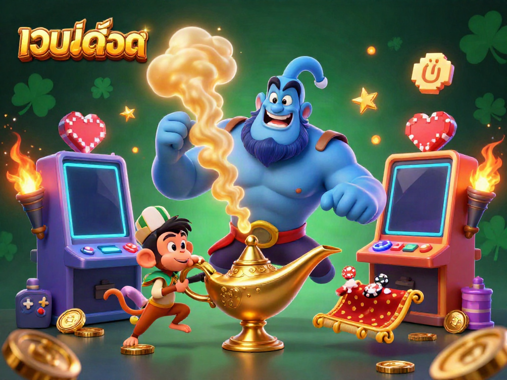 เว็บสล็อต ตื่นเต้นกับเกมสล็อตสามมิติและสัญลักษณ์มากมายในภาพที่มีสีสัน