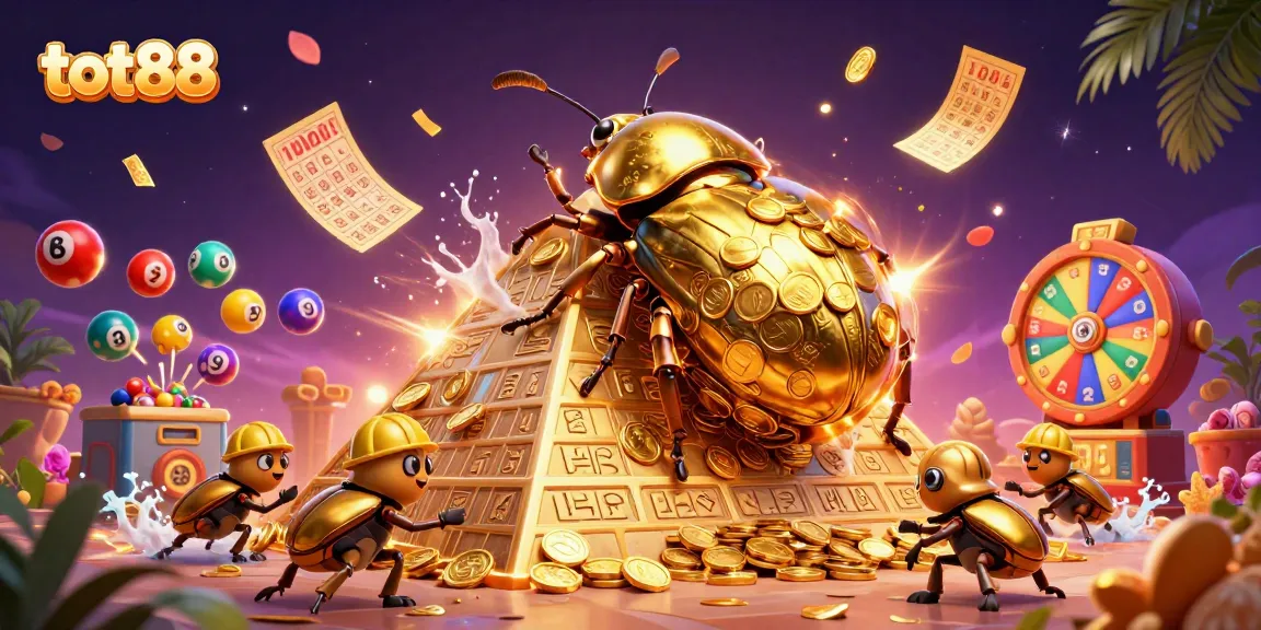 Engage with the dynamic world of tot88 featuring golden coins and lottery excitement.