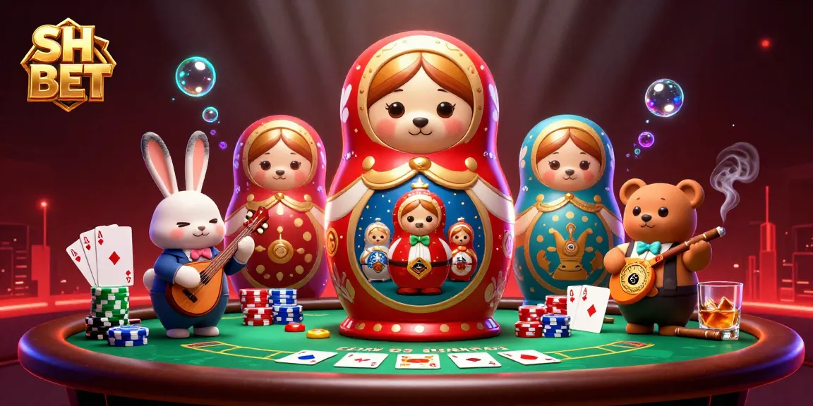 Experience thrilling moments at SH BET casino with vibrant 3D elements and engaging characters.