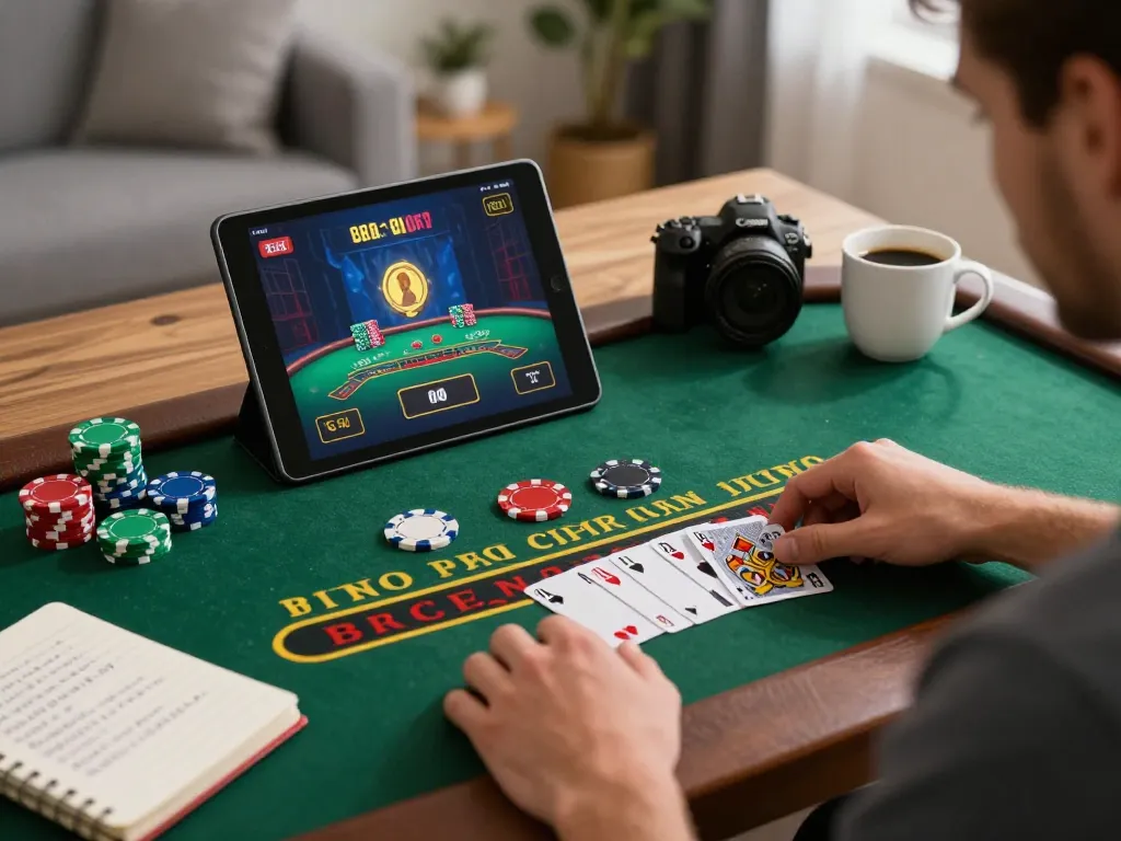 Player enjoying a live dealer blackjack game on UU88's platform for strategic gameplay.