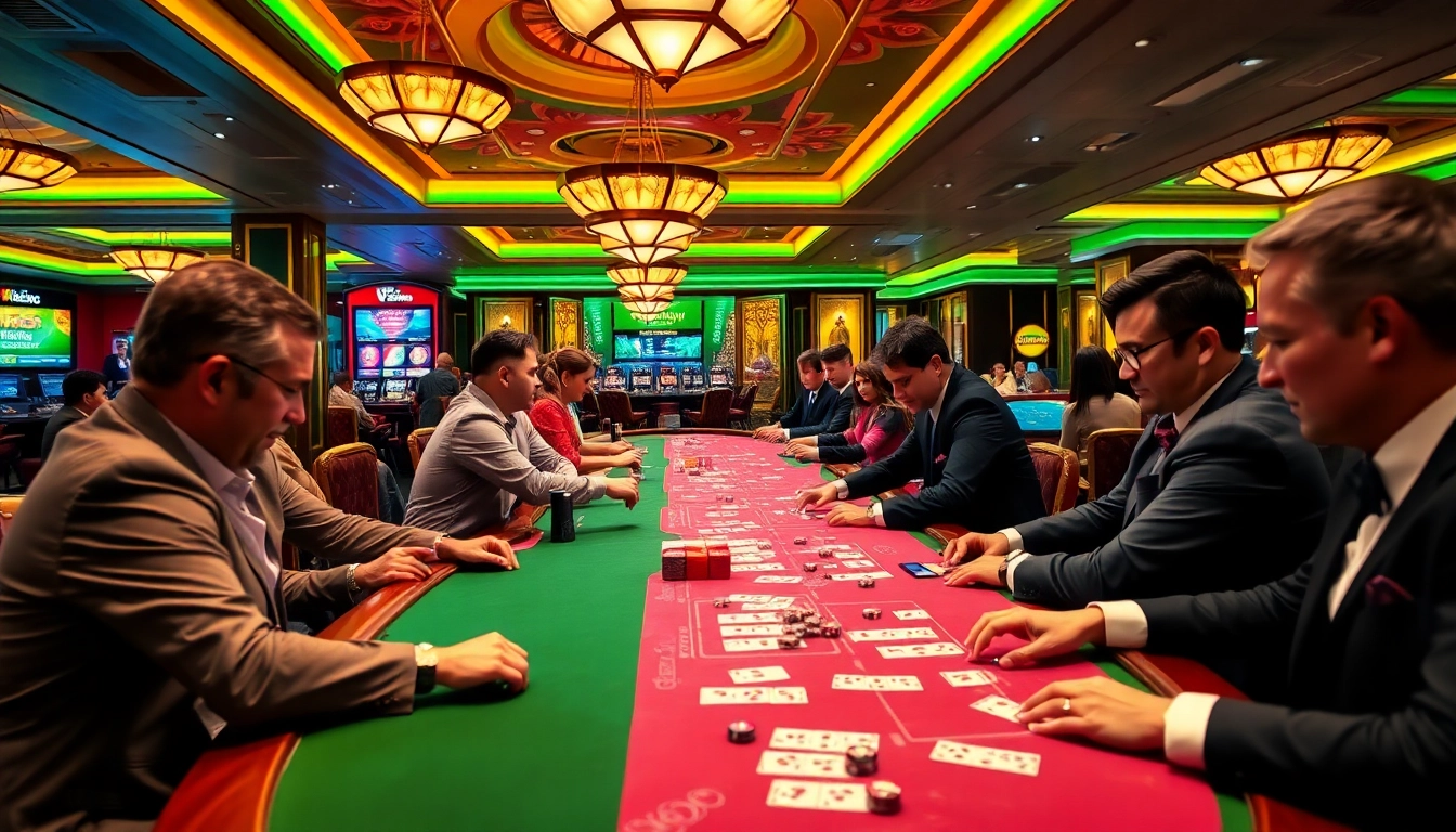 Engage in immersive gameplay at w88cas.com with vibrant tables and luxurious surroundings.