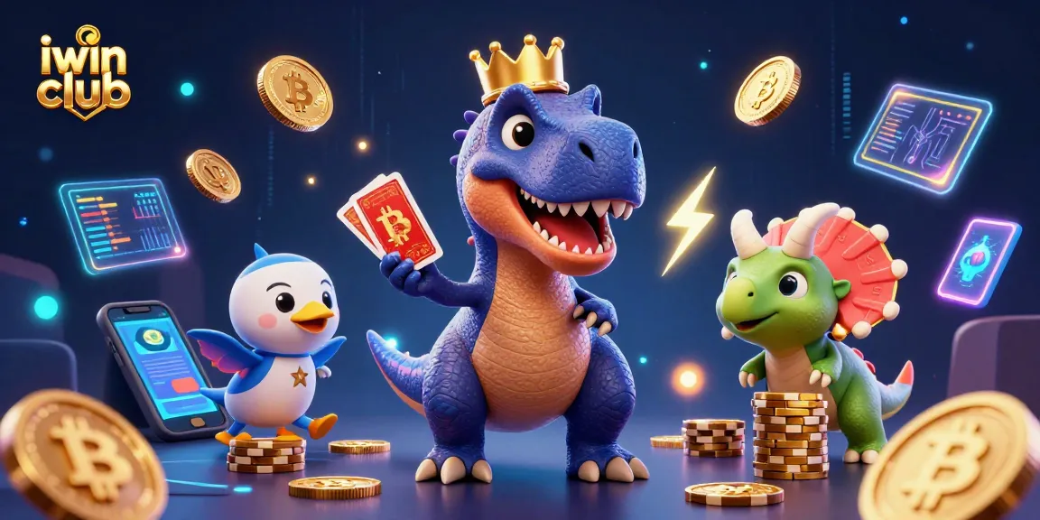 Engage in thrilling gameplay at iwin club with vibrant characters and dynamic casino elements.