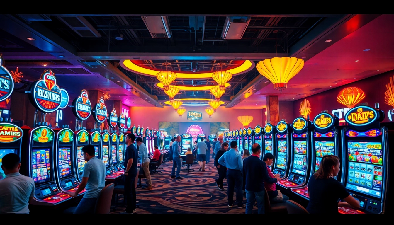 betflik สนุกสนานกับสล็อตแมชชีนในคาสิโนที่มีสีสันสดใสและบรรยากาศที่มีชีวิตชีวา