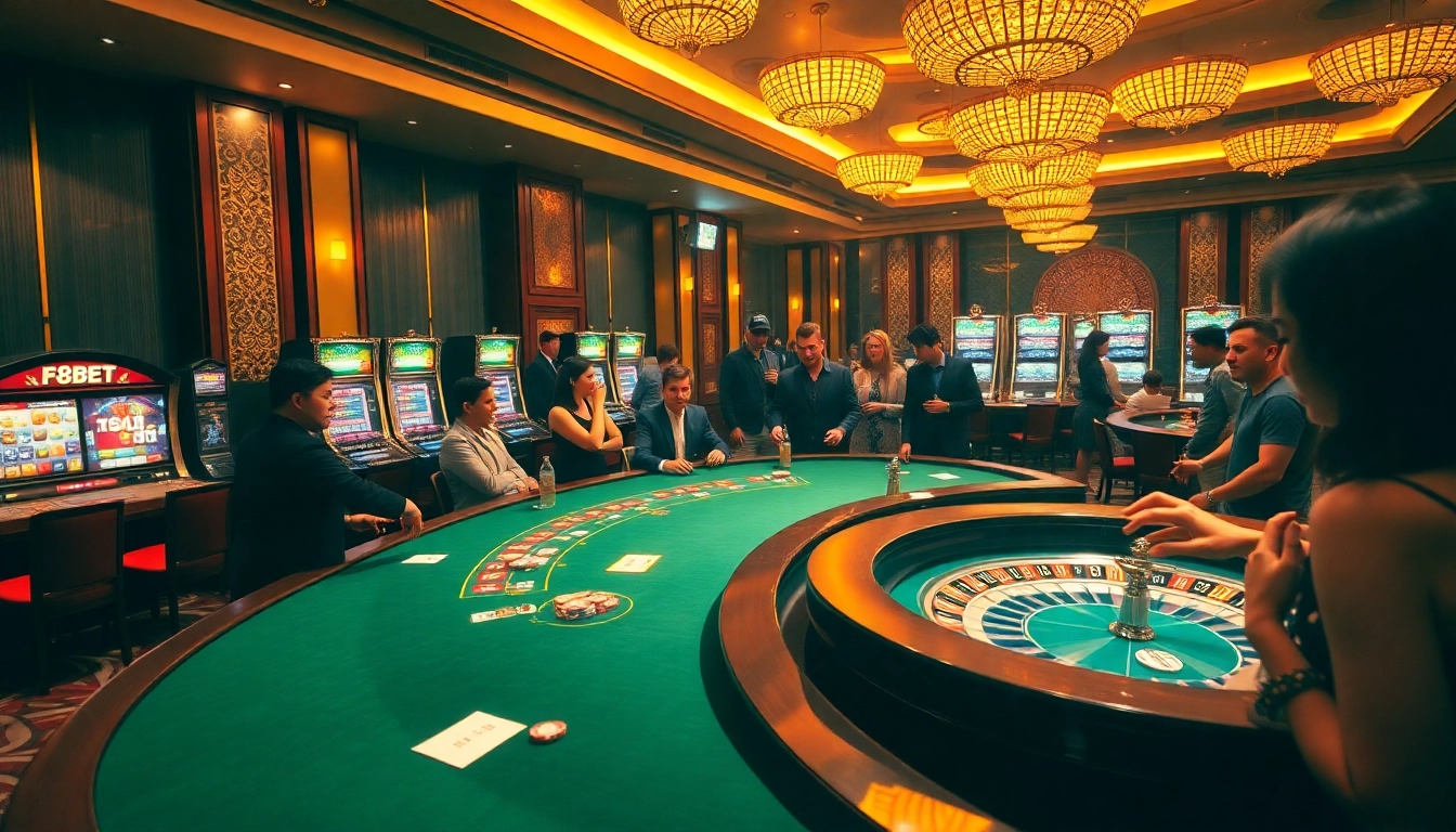 Experience the thrill of F8BET with dynamic casino action and luxurious game tables.