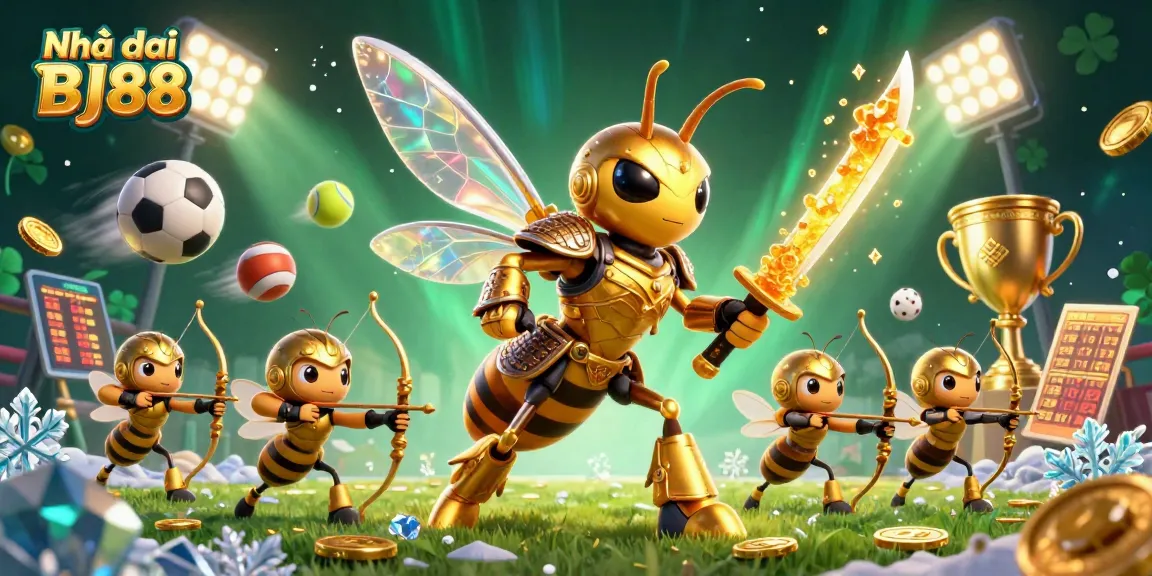Engage with Nhà cái BJ88 through dynamic betting action featuring samurai hornets and sports excitement.