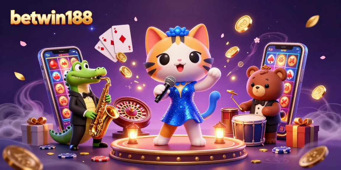 Experience thrilling plays at betwin188 with lively casino characters and engaging game elements.