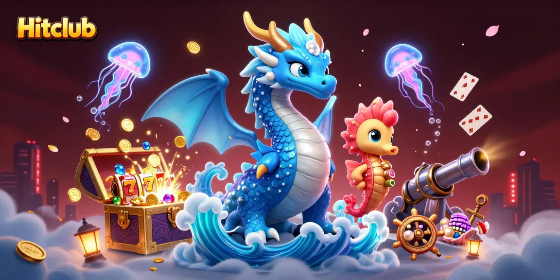 Hitclub immerses in fun, revealing a vibrant underwater casino adventure with dynamic game elements.
