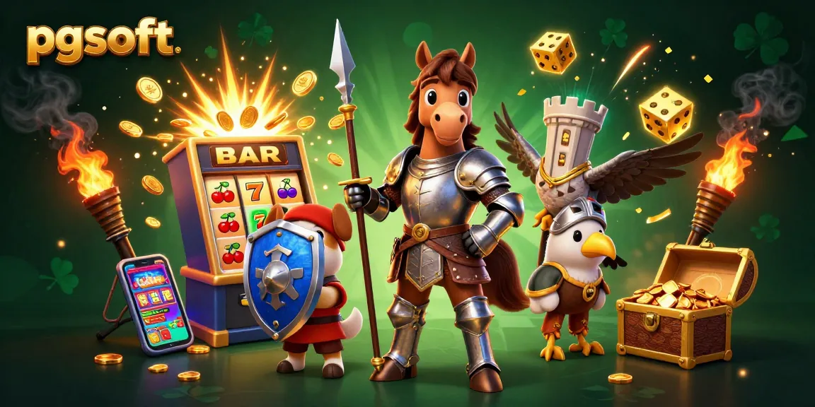 Spin and win at pg soft with medieval heroes and explosive jackpots in a vibrant 3D casino scene.