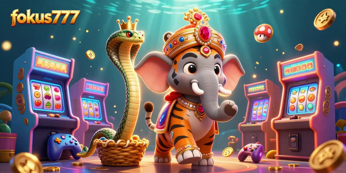 Boost your luck with fokus777 featuring vibrant casino elements and enchanting characters.