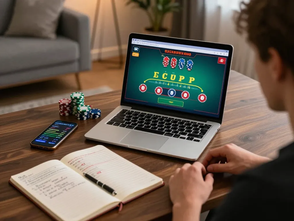 Gambling enthusiast using 11-hd to play live dealer blackjack while tracking strategies.