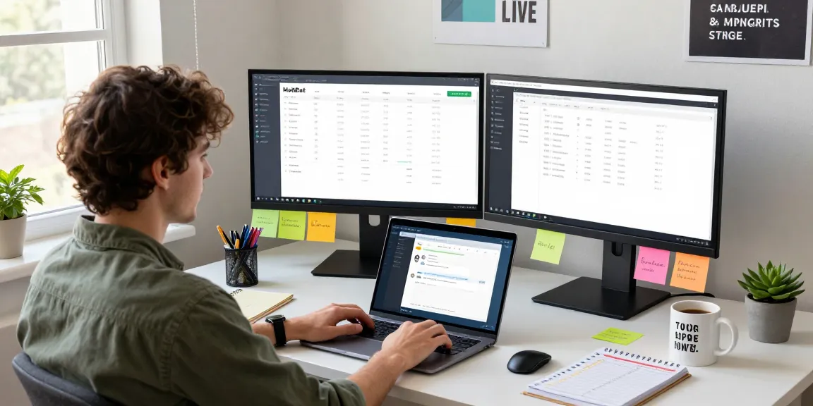 MoltBot AI assistant in a modern home office, highlighting task automation and productivity.