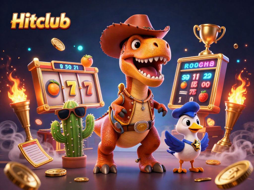 Win big at Hitclub with engaging games and dynamic action in this vibrant casino scene.