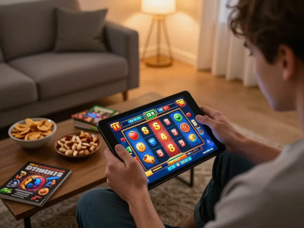 Bergabung dengan permainan link slot di tablet dalam suasana rumah yang nyaman untuk pengalaman judi online yang menarik