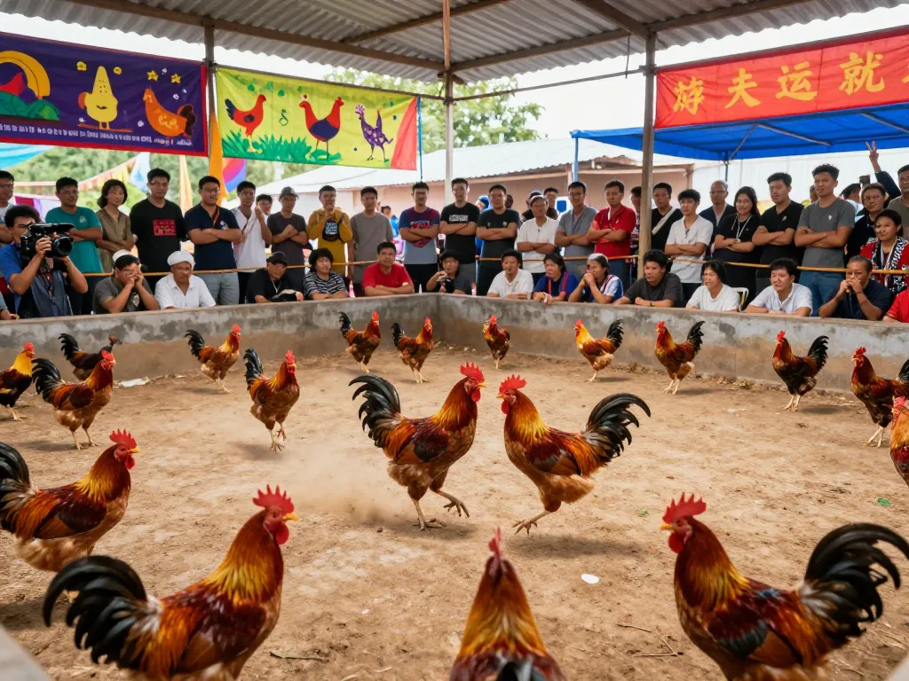 Bắt lấy sự hồi hộp của các trận đấu Cá đó đá gà thomo trực tiếp trong một đấu trường sôi động.