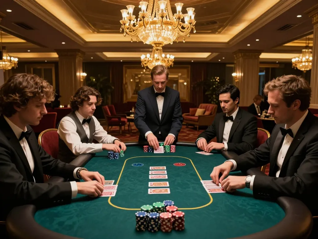Engaged players at a tg88 poker table making strategic bets during a high-stakes game.