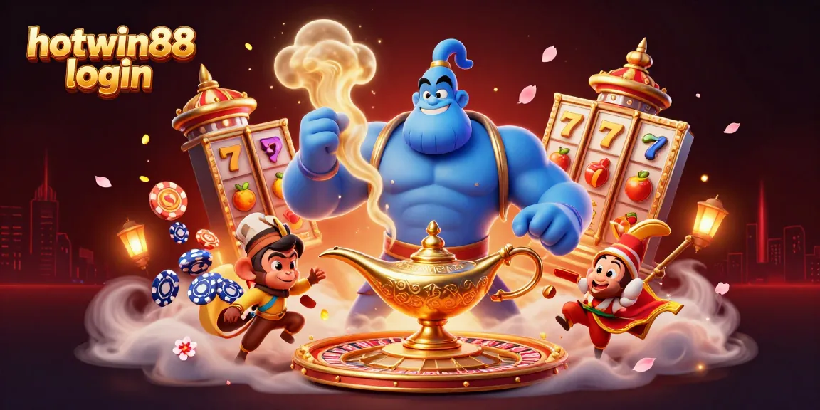 Experience exciting gaming with hotwin88 login showcasing vibrant casino-themed elements.