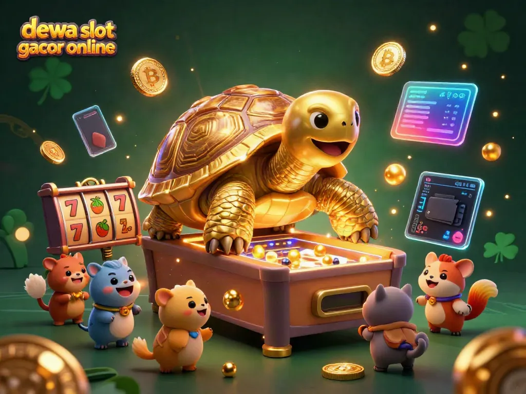 Rasakan keseruan dewa slot gacor online dengan karakter unik dan simbol kasino yang berkilauan.