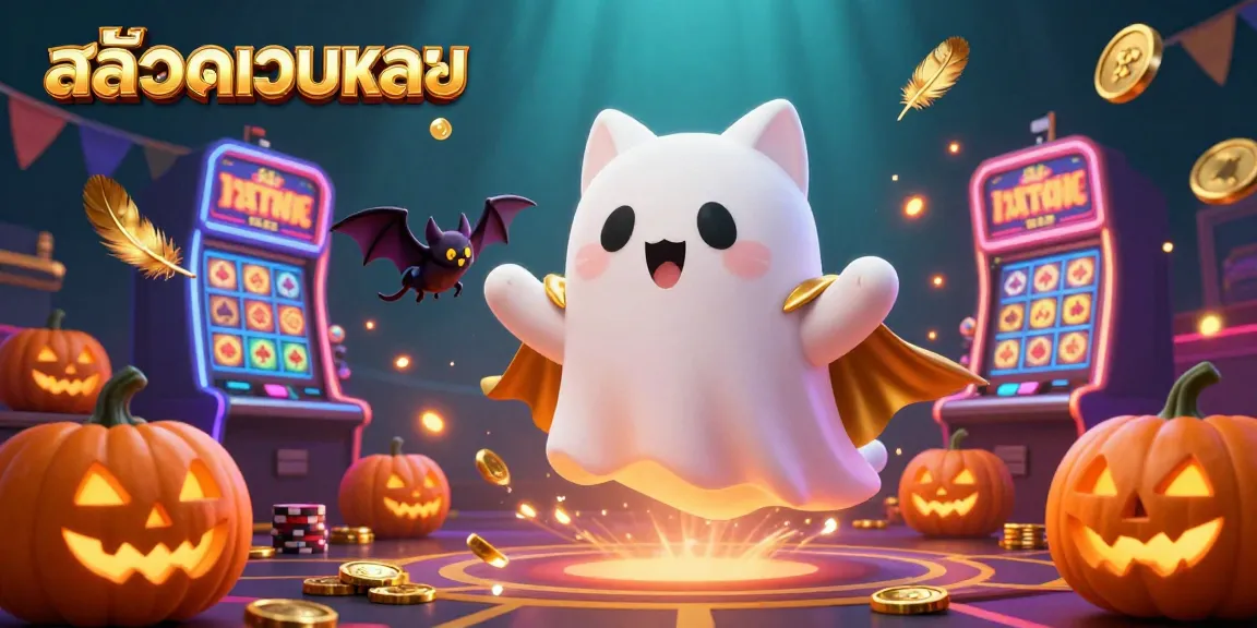 Engage with สล็อตเว็บตรง as a friendly ghost cat floats through a mesmerizing casino world, bringing good fortune.