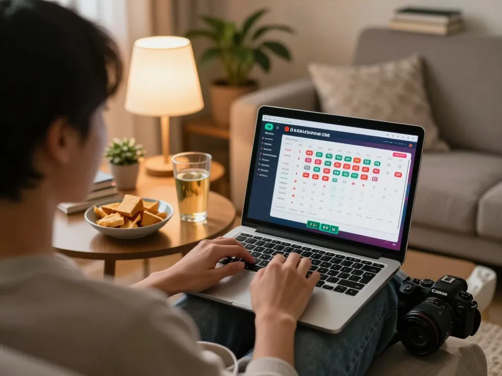 Lô đề online gaming interface displayed on laptop while user places bets at home.