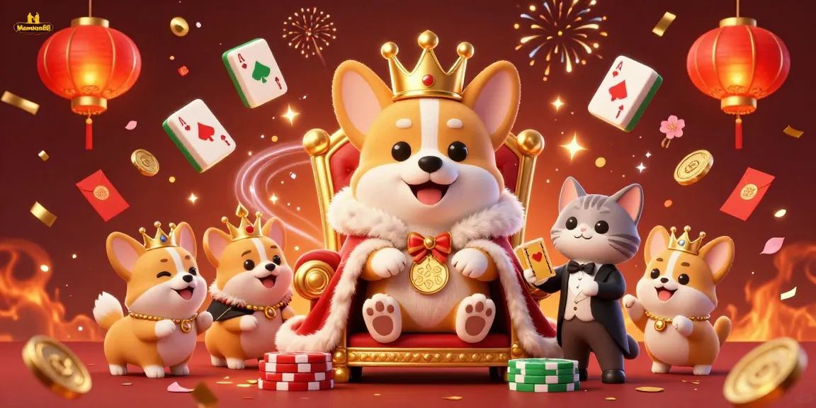 Mansion88 brings excitement with corgi royalty, poker chips, and festive gameplay elements.