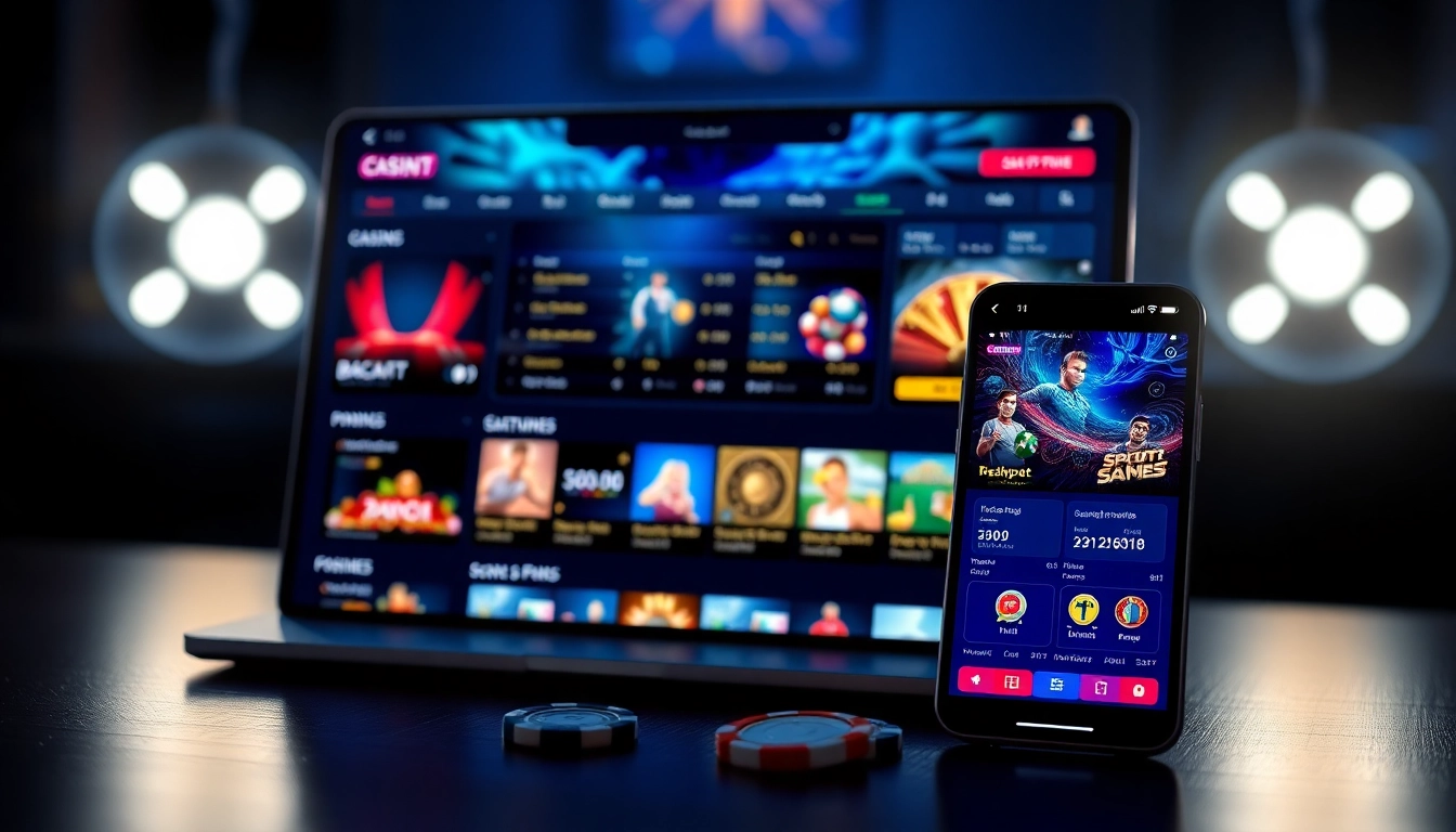 8s bet mobile interface featuring vibrant casino games and sports betting options for an engaging online experience.